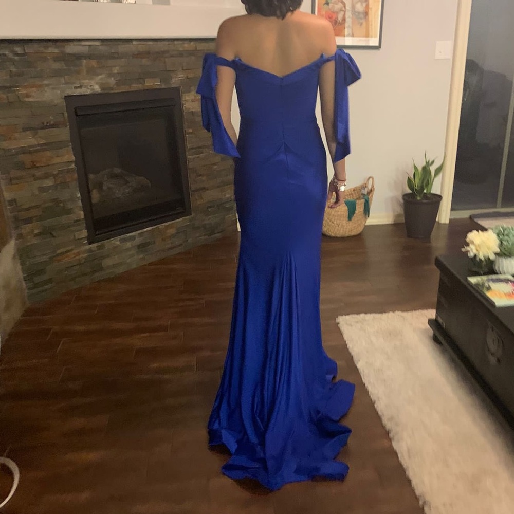 Azul rey homecoming/ prom dress